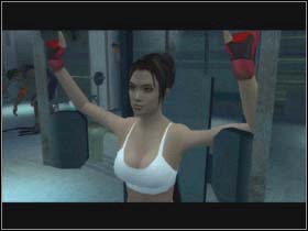 For example Carla can hit the punch bag and climb the line - FRIENDLY COMBAT Gymnasium - Indigo Prophecy / Fahrenheit - Game Guide and Walkthrough
