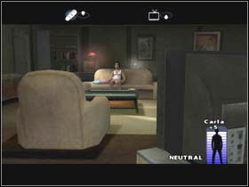 Now you can help Carla to feel better - DARK OMEN Carla's Place - Indigo Prophecy / Fahrenheit - Game Guide and Walkthrough