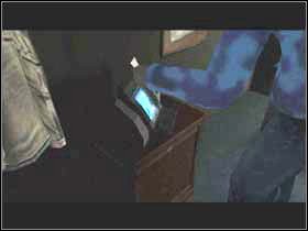Go to the Carlas desk and pick the newspaper up - DARK OMEN Carla's Place - Indigo Prophecy / Fahrenheit - Game Guide and Walkthrough