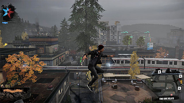 Running through the rooftops and railroad tracks is another efficient travelling method around the city. - 1. Exploration - inFamous: Second Son in 10 Easy Steps - inFamous: Second Son - Game Guide and Walkthrough