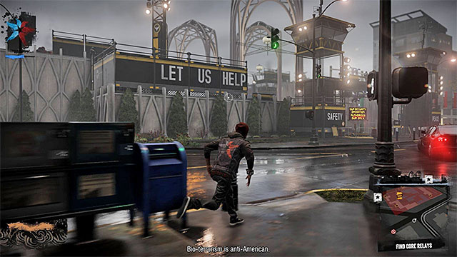 Your first step on the road to take over a district should be destroying the enemy base in the area. - 9. Assuming control over districts - inFamous: Second Son in 10 Easy Steps - inFamous: Second Son - Game Guide and Walkthrough