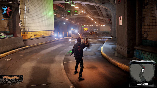 You can attack bandits also from a distance - Prologue: Parting of the Ways - Walkthrough - inFamous: Second Son - Game Guide and Walkthrough