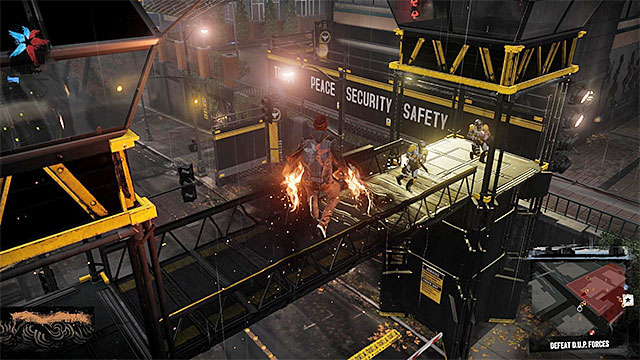 There are several enemy soldiers inside the base - 1: Welcome to Seattle - Walkthrough - inFamous: Second Son - Game Guide and Walkthrough