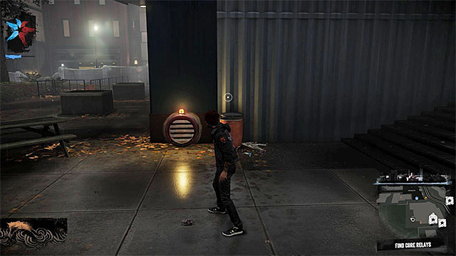 Shaft which can allow you to get to the building with the first core - 2: Catching Smoke - Walkthrough - inFamous: Second Son - Game Guide and Walkthrough