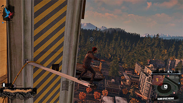 You have to jump to a small platform - 3: The Gauntlet - Walkthrough - inFamous: Second Son - Game Guide and Walkthrough