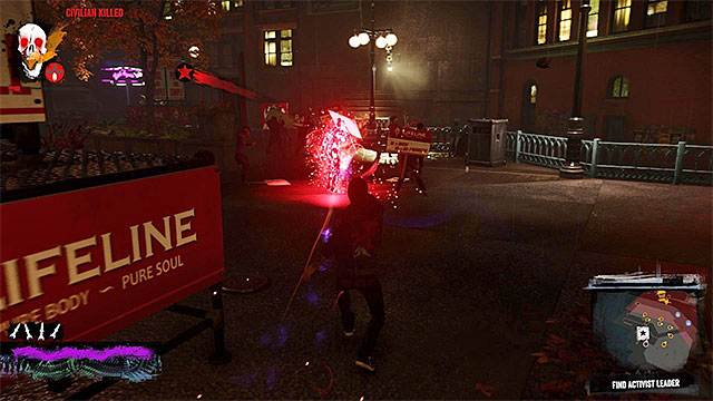 The location where you stop the last protest - 7b: Fight Intolerants - Walkthrough - inFamous: Second Son - Game Guide and Walkthrough