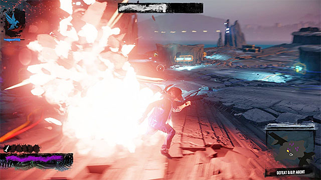 Melee attacks performed by the boss are very strong - 8: The Test - Walkthrough - inFamous: Second Son - Game Guide and Walkthrough