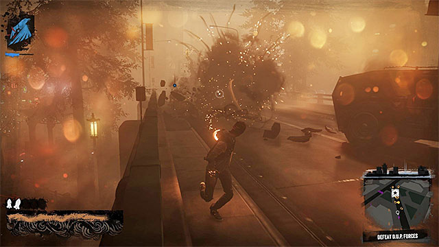 Attack enemies guarding the convoy. - 9: The Fan - Walkthrough - inFamous: Second Son - Game Guide and Walkthrough