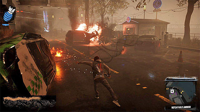Attack strong armed enemies from a distance - 9: The Fan - Walkthrough - inFamous: Second Son - Game Guide and Walkthrough