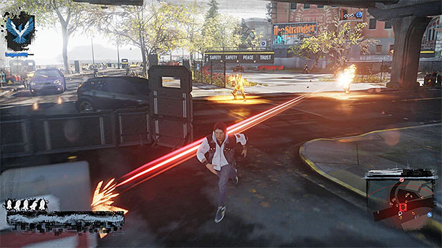 An example D.U.P. forces attack - City exploration after finishing the game - inFamous: Second Son - Game Guide and Walkthrough