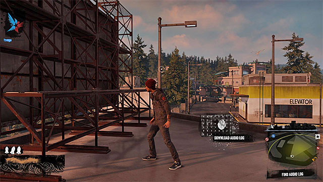 4) Audio Log - You have to get to the highest level of the parking - Seattle Centre - more difficult activities - City - inFamous: Second Son - Game Guide and Walkthrough