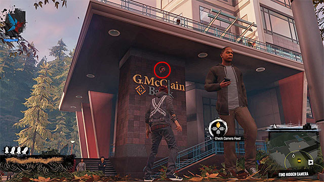 3) Hidden Camera - The camera you're looking for is located in the place shown on the above screen - Paramount - more difficult activities - City - inFamous: Second Son - Game Guide and Walkthrough