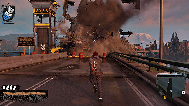 The bridge between two parts of Seattle - Pioneer Square - more difficult activities - City - inFamous: Second Son - Game Guide and Walkthrough