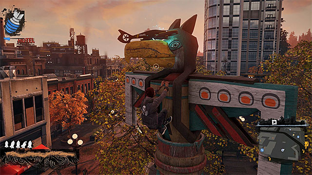 Climb up the totem - Belltown - more difficult activities - City - inFamous: Second Son - Game Guide and Walkthrough