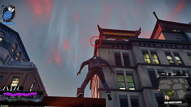 3) Hidden Camera 1 - Go to the starting point of this activity, located in the western part of the Lantern District - Lantern District - more difficult activities - City - inFamous: Second Son - Game Guide and Walkthrough