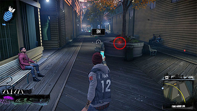 4) Audio Log - Start looking for the audio log in the western part of Uptown district, and it may happen that the marker appears on the world map only when you get close to the area - Uptown - more difficult activities - City - inFamous: Second Son - Game Guide and Walkthrough