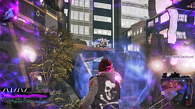 It is good to destroy Auto-Turrets from a safe distance - Denny Park - more difficult activities - City - inFamous: Second Son - Game Guide and Walkthrough