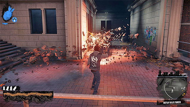 Be careful of the elite enemies and do not leave them for later - Downtown - District Showdown - City - inFamous: Second Son - Game Guide and Walkthrough