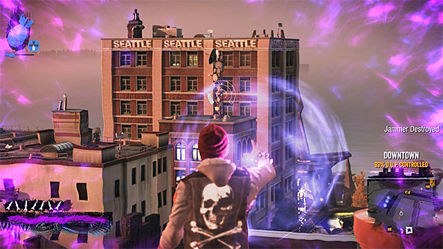 The Jammers are not well guarded - Downtown - more difficult activities - City - inFamous: Second Son - Game Guide and Walkthrough