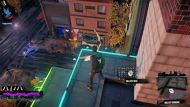 The second trace is on the roof of the building - Chapter 1, part 1 - things to do in the game - inFamous Paper Trail - inFamous: Second Son - Game Guide and Walkthrough