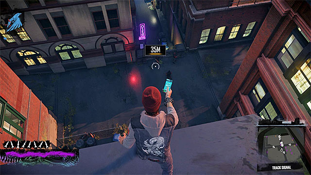 The bandits spread out in a side alley - Chapter 1, part 2 - things to do in the game - inFamous Paper Trail - inFamous: Second Son - Game Guide and Walkthrough