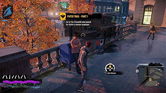 Starting place of the third mission - Chapter 1, part 3 - things to do in the game - inFamous Paper Trail - inFamous: Second Son - Game Guide and Walkthrough