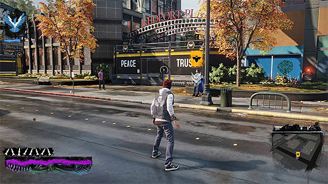 The starting point for the third mission of the inFamous Paper Trail - Chapter 3, part 3 - things to do in the game - inFamous Paper Trail - inFamous: Second Son - Game Guide and Walkthrough