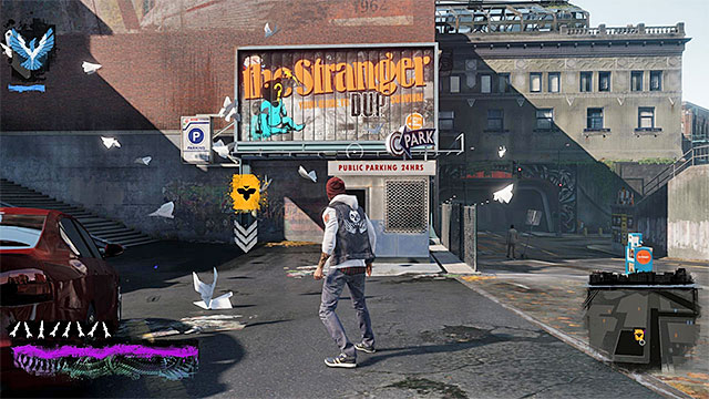 The starting point for the fourth chapter - Chapter 4, part 1 - things to do in the game - inFamous Paper Trail - inFamous: Second Son - Game Guide and Walkthrough
