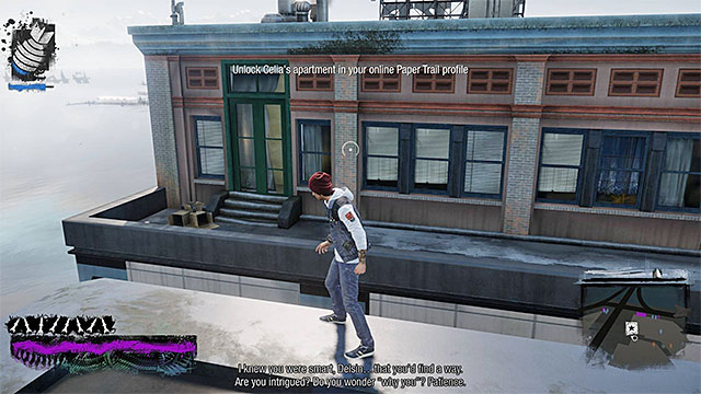 The entrance to Celias apartment - Chapter 6, part 3 - things to do in the game - inFamous Paper Trail - inFamous: Second Son - Game Guide and Walkthrough