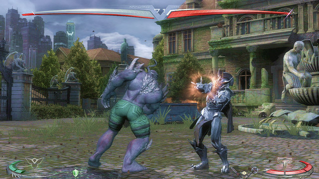 Blocking attacks drastically lowers the received damage, as well as stops any juggles or knockdowns - Basics of combat - Injustice: Gods Among Us - Game Guide and Walkthrough