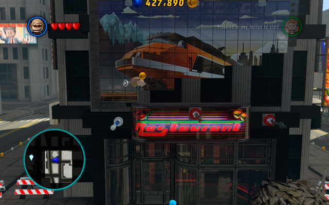 Turn right and go round the hole - Times Square / Oscorp - Walkthrough - LEGO Marvel Super Heroes - Game Guide and Walkthrough