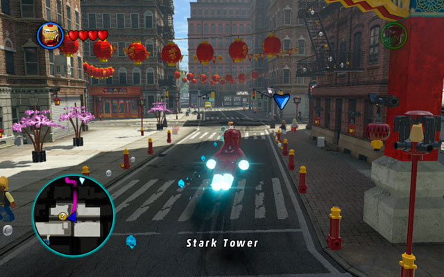 After the Exploratory Laboratory mission you will be moved to the New York City area - New York - Walkthrough - LEGO Marvel Super Heroes - Game Guide and Walkthrough