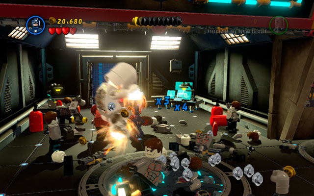 Enter to the new location and defeat all enemies - Rebooted, Resuited - Walkthrough - LEGO Marvel Super Heroes - Game Guide and Walkthrough