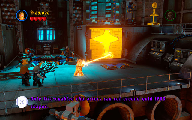 In a new stage you will be supported by Human Torch - Red Head Detention - Walkthrough - LEGO Marvel Super Heroes - Game Guide and Walkthrough