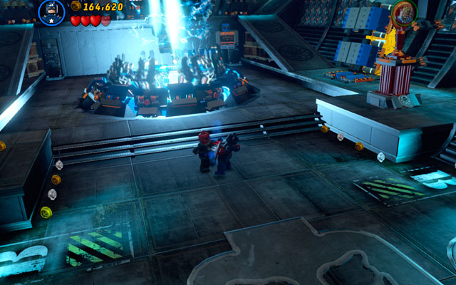During the fight with red Skull you will control two characters: Human Torch and Captain America - Red Head Detention - Walkthrough - LEGO Marvel Super Heroes - Game Guide and Walkthrough