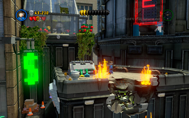 Third can be found vis-a-vis to the HOTEL neon, in the greenhouse - Times Square Off - Minikit Sets - LEGO Marvel Super Heroes - Game Guide and Walkthrough