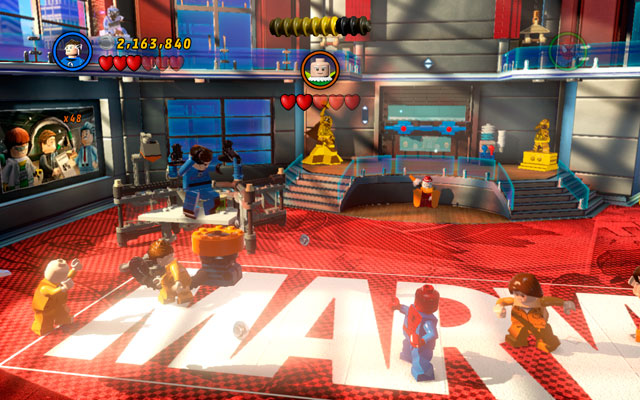 Turn left and construct a small pump from the debris - Nuff Said - Deadpool Bonus Missions: Walkthrough - LEGO Marvel Super Heroes - Game Guide and Walkthrough
