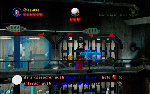 Choose Magneto and go upstairs - then turn right, smashing every object on your way - The Thrill of the Chess - Deadpool Bonus Missions: Walkthrough - LEGO Marvel Super Heroes - Game Guide and Walkthrough