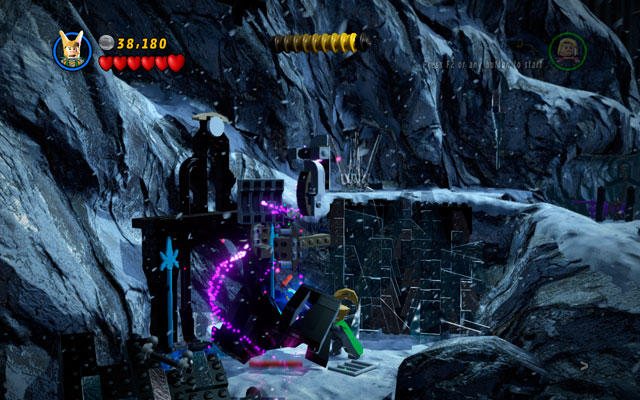 Go to the position that you have already unlocked and build a battery for Thor with Lokis powers - Bro-tunheim - Deadpool Bonus Missions: Walkthrough - LEGO Marvel Super Heroes - Game Guide and Walkthrough