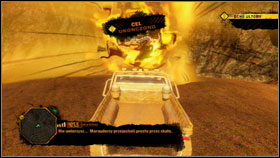 When you will get to the Marauders area you will have to keep the proper distance from the vehicle you are following - Main Missions - Dust - Main Missions - Red Faction: Guerrilla - Game Guide and Walkthrough
