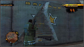 This quest is given by the guerrilla soldier #1 marked with green - Side Quests - Red Faction: Guerrilla - Game Guide and Walkthrough
