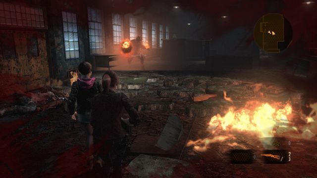 Fattys fire shot is his strongest attack. - Combat - Resident Evil: Revelations 2 - Game Guide and Walkthrough