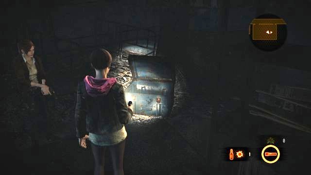 You can open the blue crates only while playing as Moira. - Lockpicking - Resident Evil: Revelations 2 - Game Guide and Walkthrough