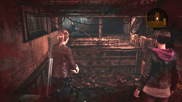 Give Moira a boost where there is a fragment of the railing missing. - Escape the facility - activate power supply - Penal Colony - Claire - Resident Evil: Revelations 2 - Game Guide and Walkthrough
