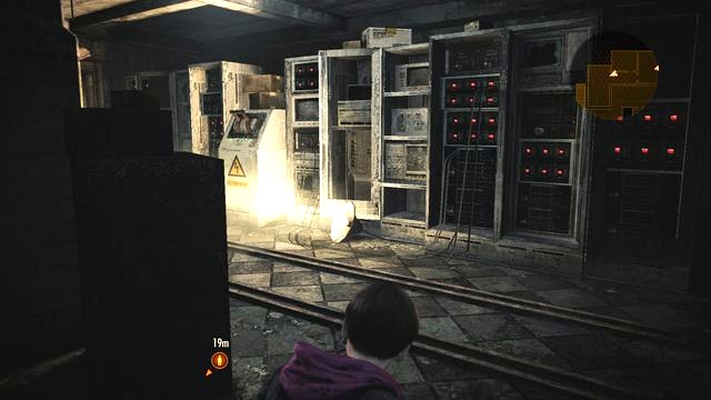 Using the lever restores power supply. - Escape the facility - activate power supply - Penal Colony - Claire - Resident Evil: Revelations 2 - Game Guide and Walkthrough