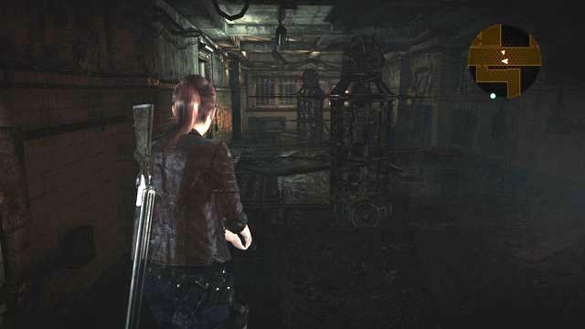 Pay attention especially to the second set of blades, because they have the fastest spin. - Escape the facility - activate the mechanism - Penal Colony - Claire - Resident Evil: Revelations 2 - Game Guide and Walkthrough