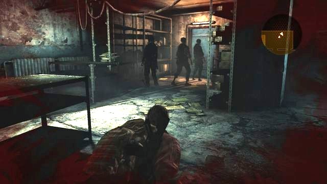 First, kill the roaming mutant, when he turns away. - Cross the building - Penal Colony - Barry - Resident Evil: Revelations 2 - Game Guide and Walkthrough