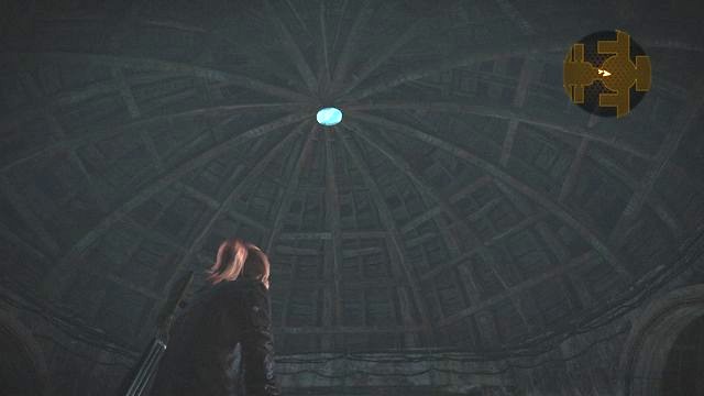 In the main part of the prison (where there is the door that opens, after you start the mechanism with the gear), look up- the emblem is under the ceiling - Penal Colony - Claire - Tower Emblems - Resident Evil: Revelations 2 - Game Guide and Walkthrough