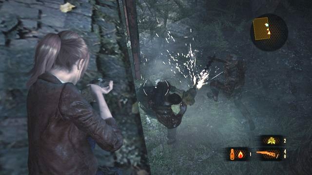 The roof is a good vantage point for shooting at the helpless opponent. - Important choice - Pedro - Resident Evil: Revelations 2 - Game Guide and Walkthrough