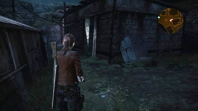 Then, return to the front side of the house and walk ahead, a bit - Explore the area - Contemplation- Claire - Resident Evil: Revelations 2 - Game Guide and Walkthrough